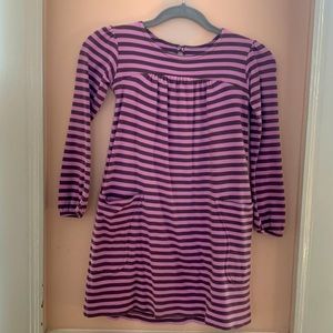 Scout Kids Purple and Brown Striped Dress/Tunic.